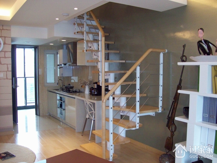 现代风格住宅效果图楼梯