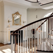 细节打造温馨美式别墅欣赏楼梯间设计