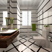 现代时尚简洁住宅欣赏卫生间设计