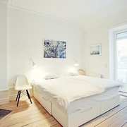 北欧优雅单身两居室欣赏卧室陈设