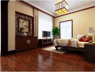 古韵新中式别墅欣赏卧室设计