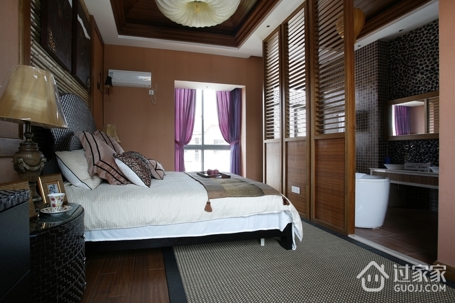 105平东南亚风格住宅欣赏卧室摆件