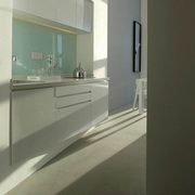 40平白色现代复式住宅欣赏厨房