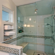 现代风格效果图浴室
