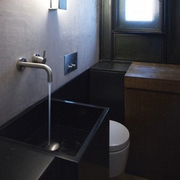 灰色空间现代住宅欣赏卫生间摆件