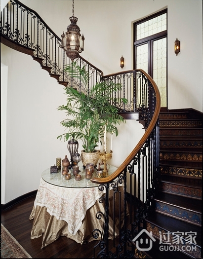 欧式装饰别墅欣赏楼梯