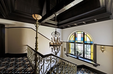 美式古典别墅欣赏楼梯