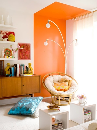 橙色浪漫家居欣赏客厅