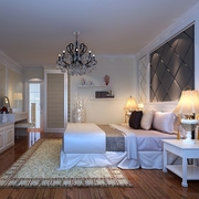 117平新古典风格住宅欣赏卧室