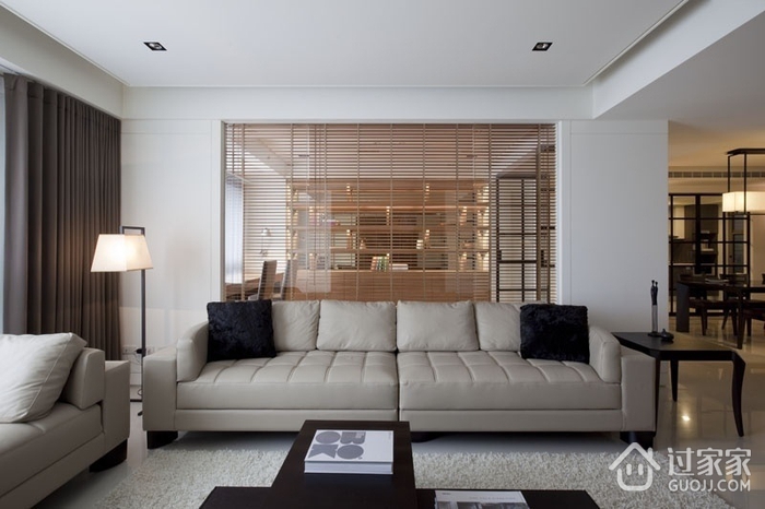 105平现代三居室住宅欣赏客厅设计