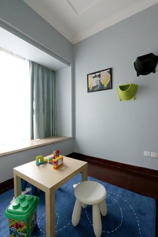 120平美式典雅住宅欣赏儿童房设计