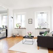 60平北欧单身公寓欣赏客厅设计