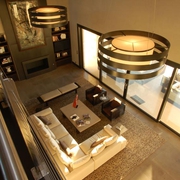 现代豪华装饰效果赏析客厅俯视图