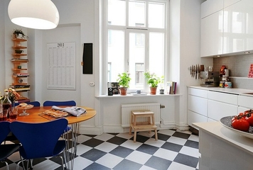 现代简约白色风格厨房