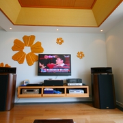 新中式风设计电视背景墙