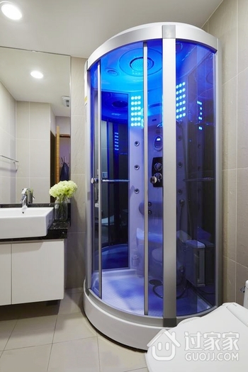 42平简约一居室设计欣赏卫生间