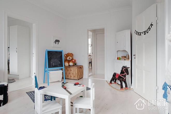 75平优雅北欧住宅欣赏儿童房设计