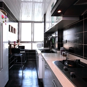 112平美式舒适三居欣赏厨房设计