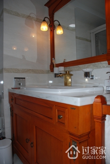 古朴中式温馨住宅欣赏洗手间
