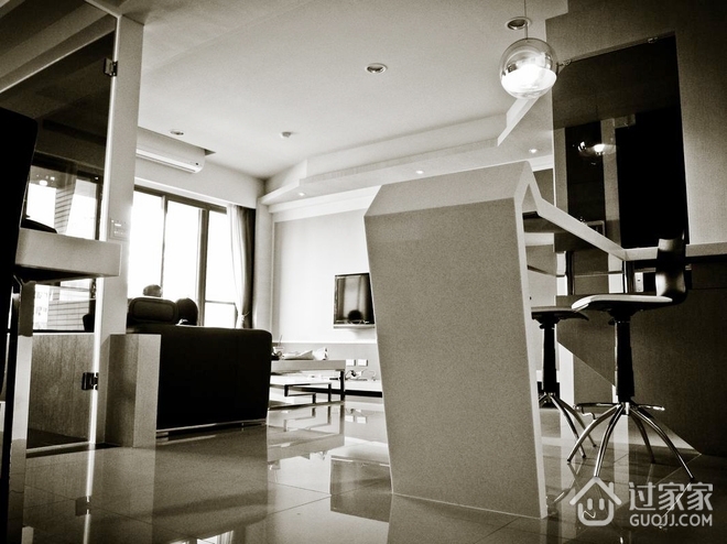 82平现代舒适住宅欣赏客厅设计