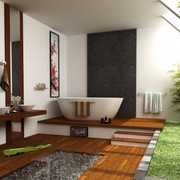 现代风格别墅浴缸
