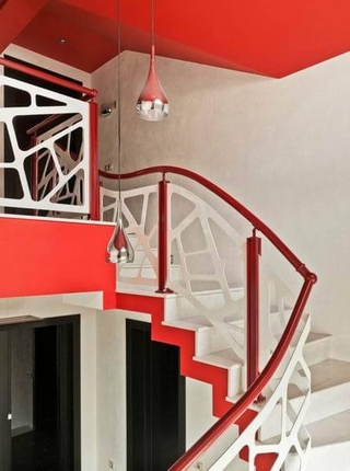 超前现代风设计欣赏楼梯间