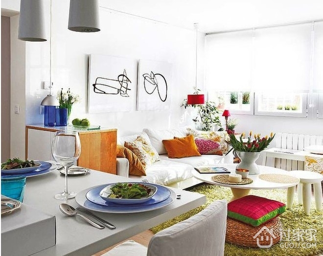 40平现代舒适住宅欣赏餐厅效果