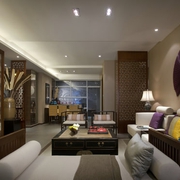 123平新中式风格住宅欣赏客厅效果