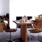 白色现代风格两居室欣赏餐厅设计