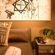 简约风格住宅装饰效果设计卧室窗台