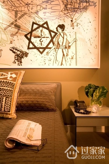 简约风格住宅装饰效果设计卧室窗台