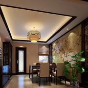 新中式住宅三居室欣赏